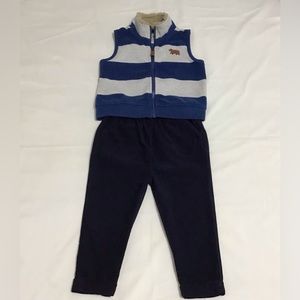 Baby Boys Outfit 2-piece Carter’s Vest and Corduroy Pants Size 18 Months - K227